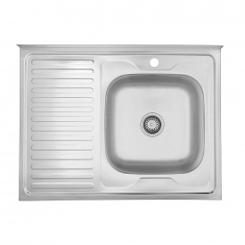 Кухонна мийка накладна Kroner KRP Satin - 6080R