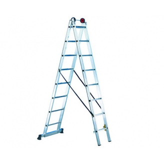 Двухсекционная лестница SVELT EURO E2 8-16 STEPS