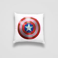 Подушка декоративная с принтом "Captain America. Капитан Америка" Push IT Белый Кавун П000750
