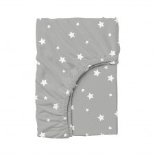 Простыня на резинке 80х160 см GREY STARSFALL Cosas серый