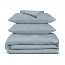 Двуспальное постельное белье сатин CASHMERE Cosas Сизый 180х220 см