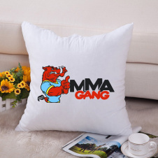 Подушка декоративная с принтом "MMA Gang Кабан" Push IT Белый Кавун П000664