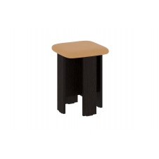Табурет PlatePlace (кава + венге, 35х35х45 см)