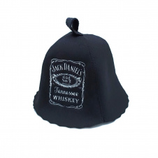 Банная шапка Luxyart "Jack Daniels" искусственный фетр черный (LA-748)