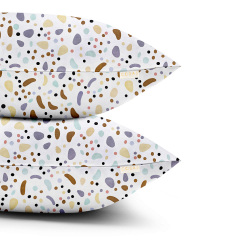 Набор наволочек Cosas COLORFUL STONES 50х70 см Бежевый Королево