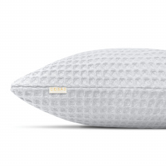 Наволочка Cosas Snow Greek Waffle 50х50 см Белый Якимівка