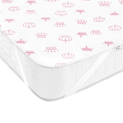 Непромокаемый наматрасник 70х120 см ROSE CROWN Cosas розовый Южноукраїнськ