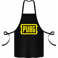 Фартук с принтом Арбуз Pubg 68 см Черный Вінниця
