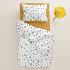 Детское постельное белье в кроватку Wild Flowers CS1 Cosas Белый 110х140 см Ворожба