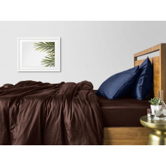 Семейный комплект Cosas CHOCOLATE SATIN CS3 2х160х220 см Синий Черкаси