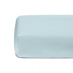 Набор простыни на резинке Cosas BEIGE/BLUE Ранфорс 180х200х20 см 2 шт. Хуст