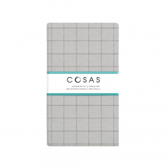 Евро постель с простыней на резинке Grey Geometry CS1 Cosas серый 200х220 см Каменка-Днепровская