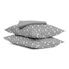 Набор наволочки и простыни 3 шт STARFALL WHITE GREY GREY Cosas серый Южноукраїнськ