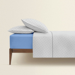 Евро постельное белье Mini Dots CS6 Cosas серый 200х220 см Жмеринка
