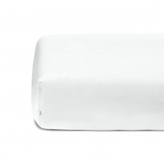 Набор простыни на резинке Cosas WHITE/GREY Ранфорс 160х200х20 см 2 шт Серый/Белый Кам'янка-Дніпровська