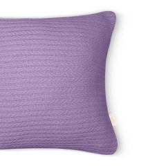 Наволочка 50х50 см Lavander Knitted Braid Cosas Оріхів