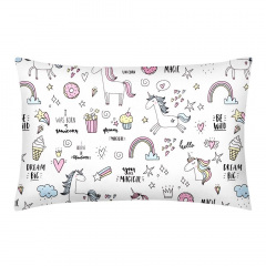 Подростковая постель с простыней на резинке UNICORN SWEETS CS4 Cosas Белый 155х215 см Київ