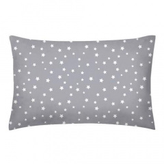 Семейная постель с простыней на резинке Grey Stars CS6 Cosas серый 2х160х220 см Гуляйполе
