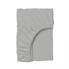 Подростковая постель с простыней на резинке Beach Grey Cosas Белый 160х220 см Енергодар