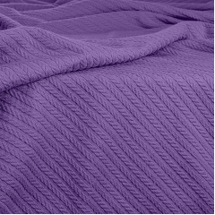 Покрывало 230х240 Lavander Knitted Braid Cosas орхидея Южноукраинск