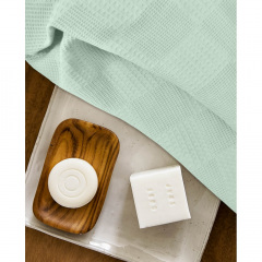 Полотенце Cosas CUBE MINT Пике 75x130 см Мятное Нова Прага