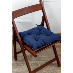 Подушка на стул Прованс 40х40 см Синий (6801) Акимовка