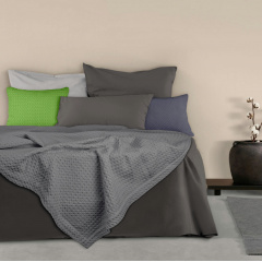 Покрывало 240х260 Smoky Waffle Weave Cosas серый Петрове