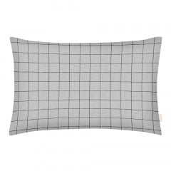 Семейная постель с простыней на резинке GREY GEOMETRY CS7 Cosas серый 2х160х220 см Косів