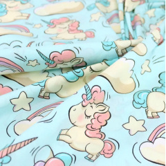 Непромокаемый наматрасник 70х120 см MINT UNICORN Cosas Мятный Михайловка
