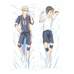 Подушка Обнимашка Bioworld Дакимакура Кэй Цукисима / Ю Нисиноя Волейбол! v2 150х50см (18356) Краматорск