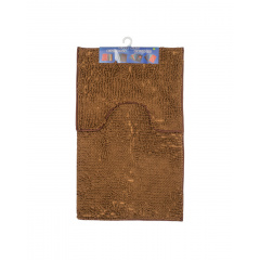 Набор ковриков для ванной комнаты Kornel 50х80/40х50 см 2 шт Коричневый Буча