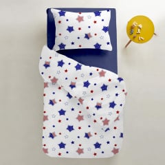 Подростковое постельное белье Star America Dark Blue Cosas Синий 160х220 см Червоноград