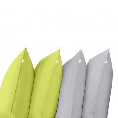Набор наволочек Cosas LIME & GREY SET 50х70 см Лайм/серый Косів