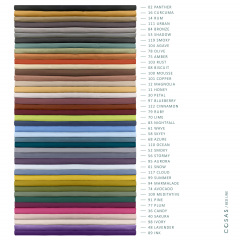 Набор наволочек Cosas DARK PLUM & MARMALADE SET 50х70 см 4 шт Фиолетовый/Горчичный Гайсин