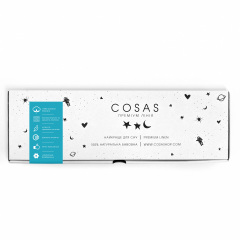 Набор наволочек Cosas DARK PLUM & MARMALADE SET 50х70 см 4 шт Фиолетовый/Горчичный Гайсин