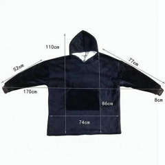 Толстовка-плед с капюшоном OPT-TOP Huggle Hoodie двухсторонняя (1762047567) Веселе
