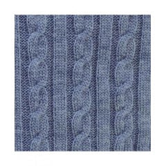 Вязаный плед Прованс SOFT 90х130 см Синий (3025) Васильевка