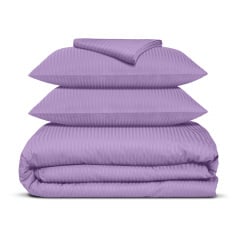 Семейный комплект постельного белья сатин AMETHYST Cosas Фиолетовый 2х160х220 см Коломыя