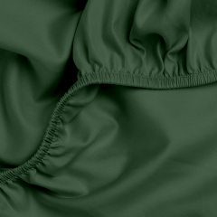 Простыня на резинке сатин 180х200 см GREEN Cosas Золотоноша