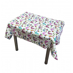 Скатерть с тефлоновым покрытием Мир Текстиля 1.2х1.7 м Голубка Разноцветный Гайсин