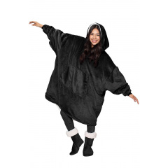 Плед-толстовка Huggle Hoodie Черный (hub_np2_1413) Одеса