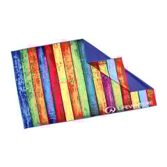 Полотенце Lifeventure Soft Fibre Printed Striped Planks Giant (1012-63580) Братське