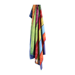 Полотенце Lifeventure Soft Fibre Printed Striped Planks Giant (1012-63580) Братське