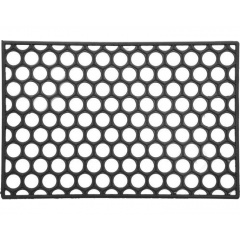 Резиновый коврик Plast Сота HARD 90х60 см Черный (SK000150) Петрове