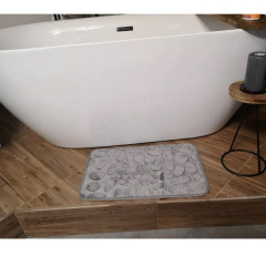 Коврик в ванную комнату Home Styles с эффектом памяти антискользящий 40х60 см Серый 01463 Запоріжжя
