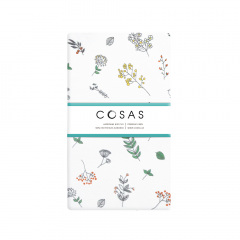 Простынь на резинке 80х160 см WILDFLOWERS Cosas Белый Стрий