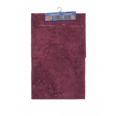 Набор ковриков для ванной комнаты Kornel 50х80/40х50 см 2 шт Фиолетовый Куйбышево