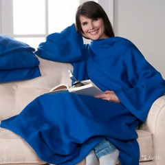 Плед с рукавами OPT-TOP Snuggie Blanket синий (1756375291) Мукачево