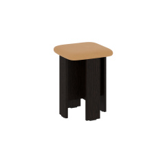 Табурет PlatePlace (кава + венге, 35х35х45 см) Ромны