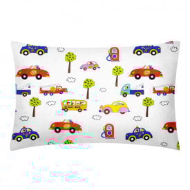 Евро наволочка Cosas CARS Ранфорс 50х70 см Белый